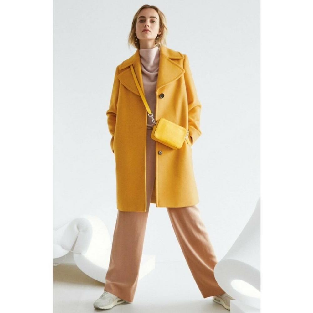 Sam Edelman Mustard Yellow Coat